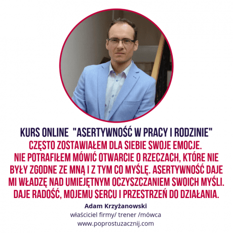 Asertywność kurs online opinie