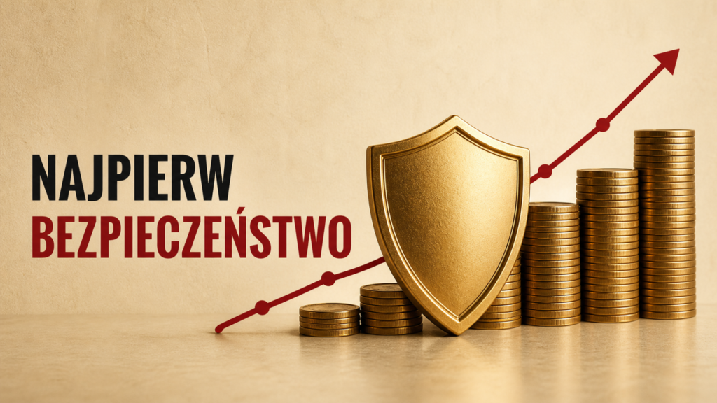 Złota tarcza chroniąca uporządkowane oszczędności i linię wzrostu